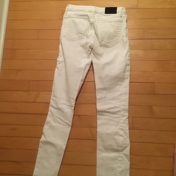 White theory jeans cut off at hem (Im 5’3”) - Picture 4 of 4